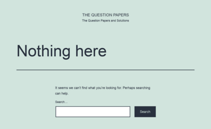 thequestionpapers.com
