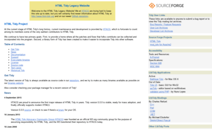 tidy.sourceforge.net