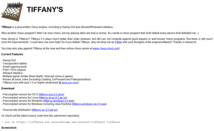 tiffanys.sourceforge.net