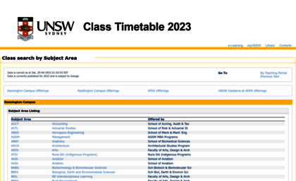 timetable.unsw.edu.au