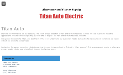 titanautoelectric.com