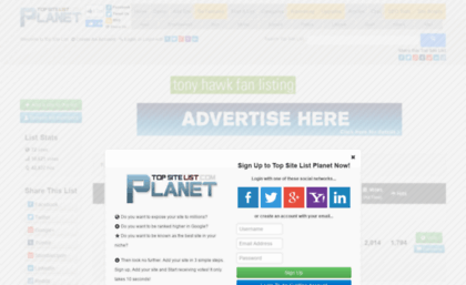 tonyhawk.top-site-list.com