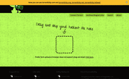 Torrentkitty.tv website. Torrent Kitty - Free Torrent To Magnet Link