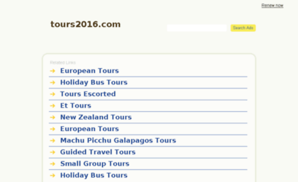 tours2016.com
