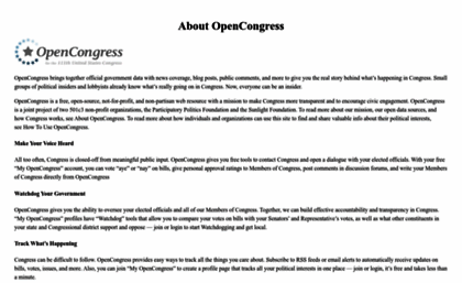 trac.opencongress.org
