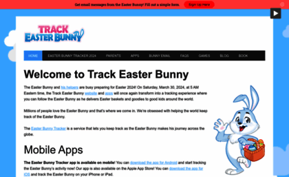  Track Easter Bunny, Easter Bunny Tracker