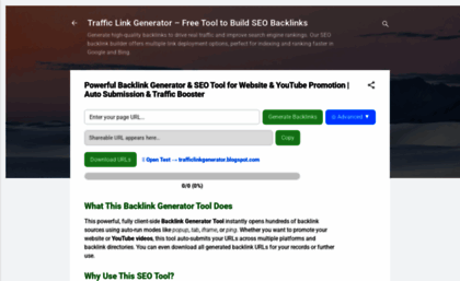 trafficlinkgenerator.blogspot.com