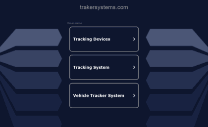 trakersystems.com