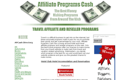 travel.affiliateprogramscash.com