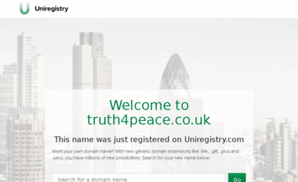 truth4peace.co.uk