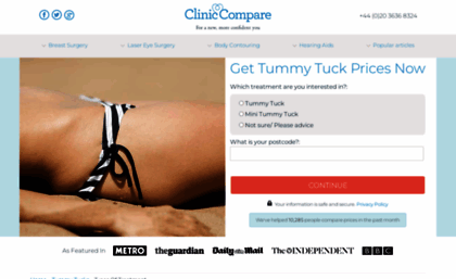 tummytucks.cliniccompare.co.uk