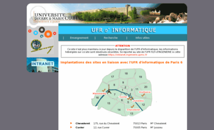 ufr-info-p6.jussieu.fr