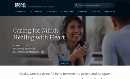 Universal Health Services, Inc.  Healthcare Delivered with Passion