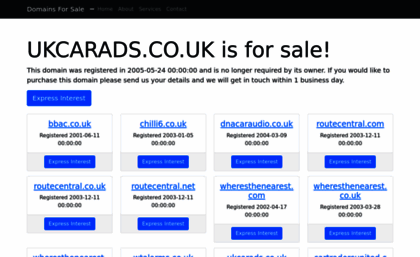 ukcarads.co.uk