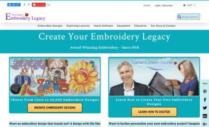 The Deer's Embroidery Legacy: Designs, Software & Education