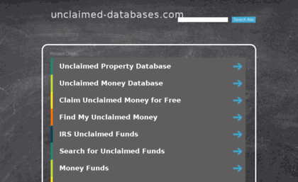 unclaimed-databases.com