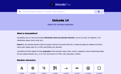 unicodeplus.com