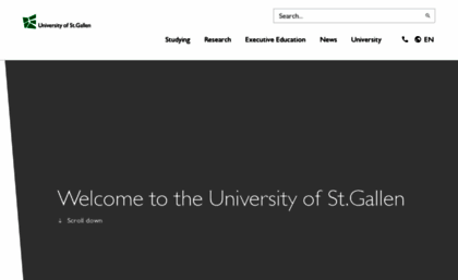 Unisg Ch Website Hsg Home Page University Of St Gallen