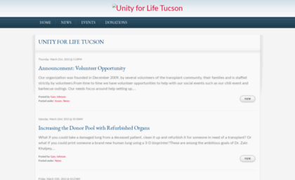 unityforlifetucson.org