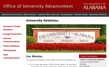 universityrelations.ua.edu