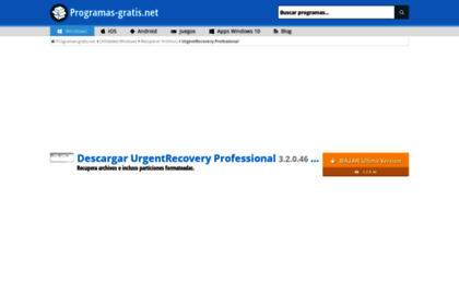 urgentrecovery-professional.programas-gratis.net