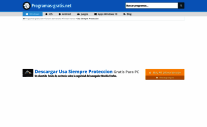 usa-siempre-proteccion.programas-gratis.net