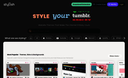 Website Themes & Skins by Stylish