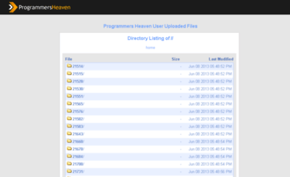 useruploadedfiles.programmersheaven.com