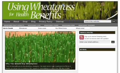usingwheatgrass.com