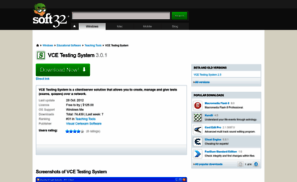 vce-testing-system.soft32.com