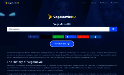 Vegamoviehd.net website. Vegamovie - Stream HD Movies Free | Watch