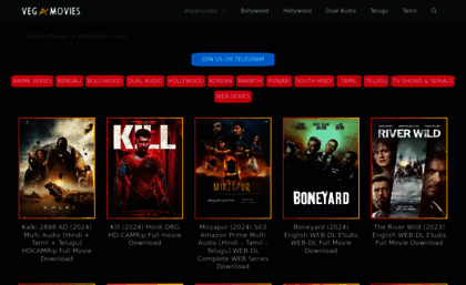 Vegamoviesz.co.in website. Vegamovies - Download 480p 720p 1080p 2160p