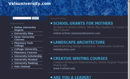 velsuniversity.com