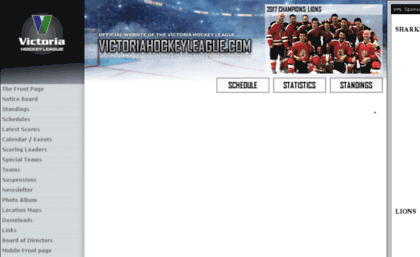 victoriahockeyleague.com