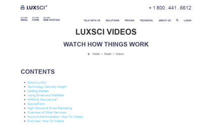 videos.luxsci.com