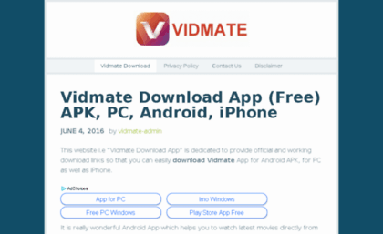 vidmatedownloadapp.com