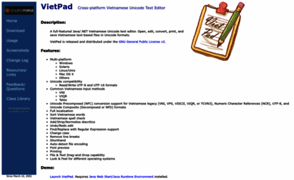 vietpad.sourceforge.net