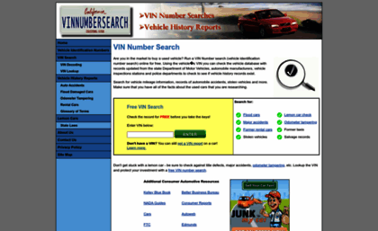 vinnumbersearch.net