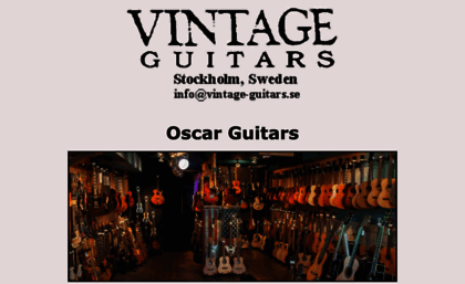 vintage-guitars.se