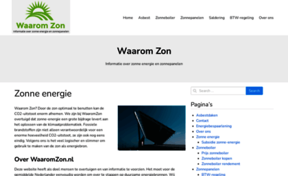 waaromzon.nl