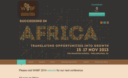 wabf2013.whartonafrica.com