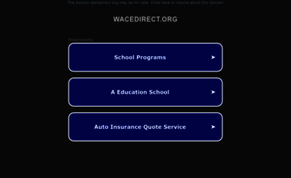 wacedirect.org