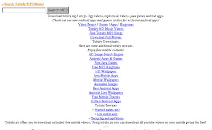 tubidy mobile free mp3 songs download