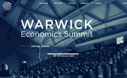 warwickeconomicssummit.com