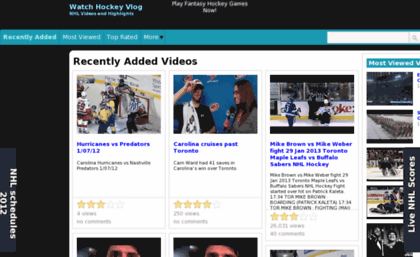 watchhockeyvlog.com