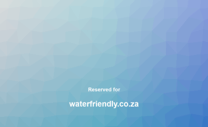 waterfriendly.co.za