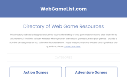 webgamelist.com