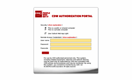 webmail.cdw.com