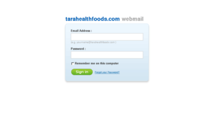 webmail.tarahealthfoods.com