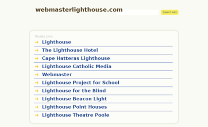 webmasterlighthouse.com